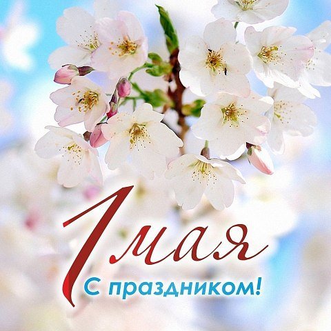 Поздравляем с Первомаем – праздником Весны и Труда 