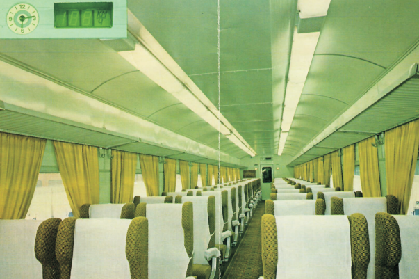 Фото поезда изнутри