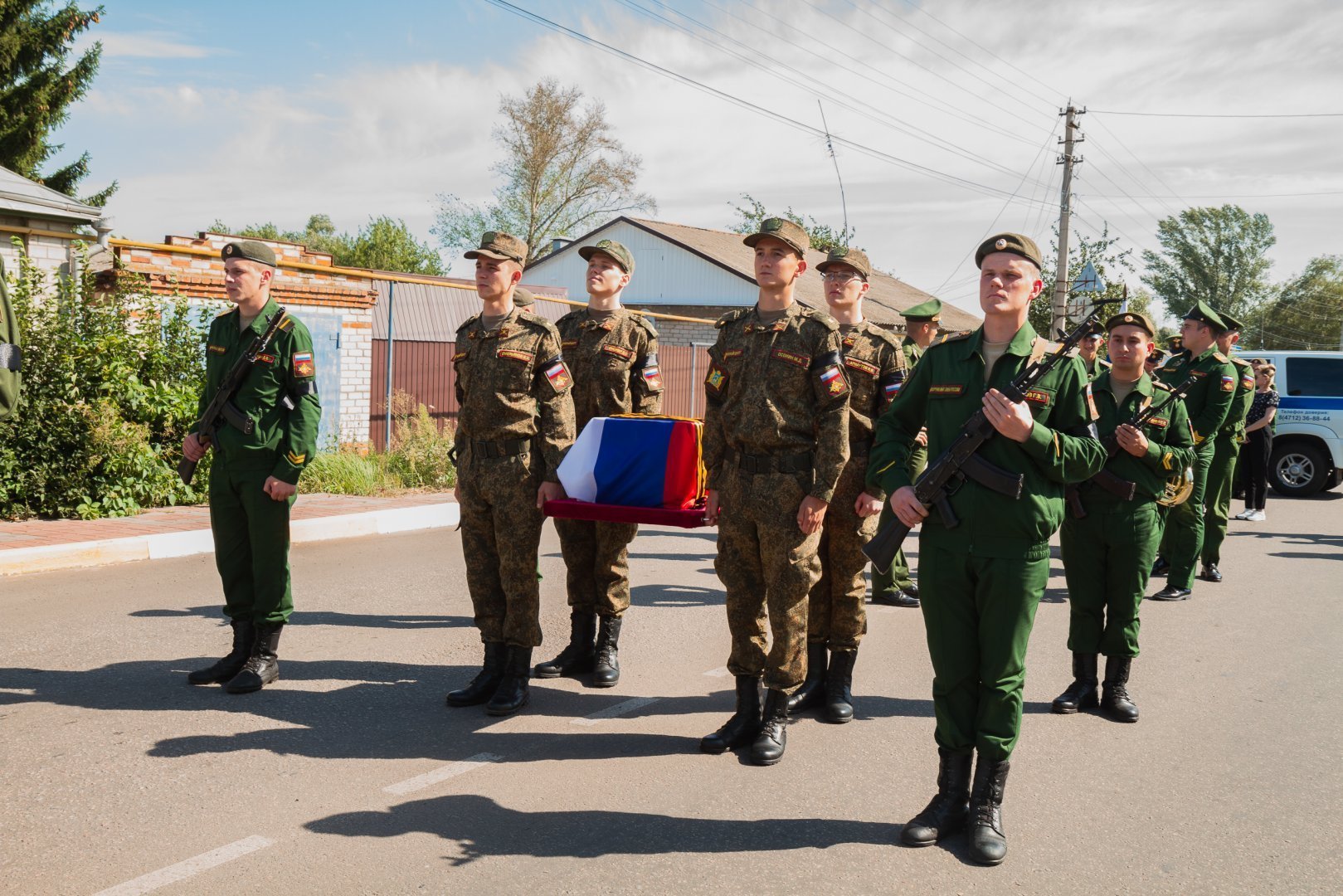 Курсанты ВУЦ ЮЗГУ приняли участие в захоронении советского воина