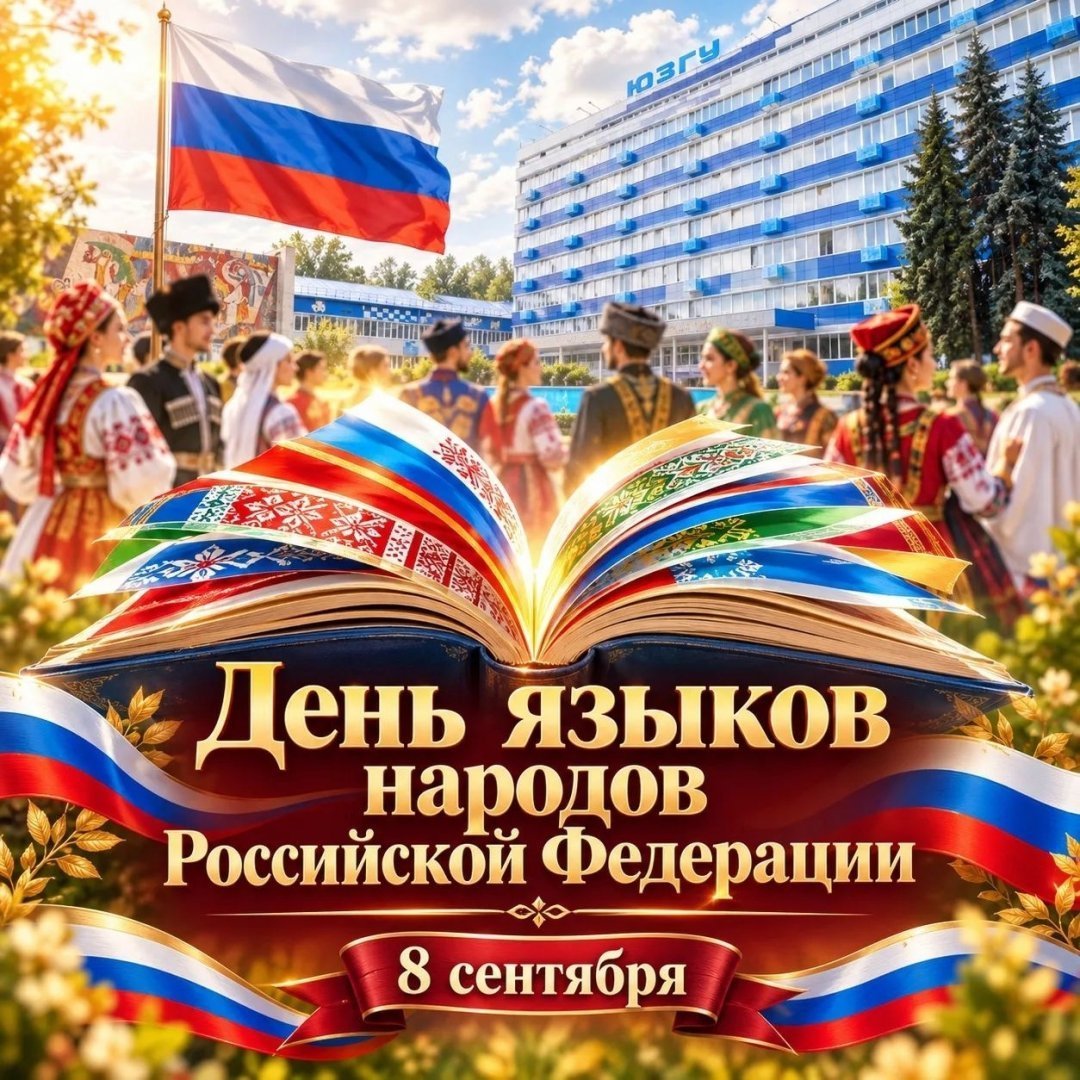 Юго-Западный государственный университет поздравляет всех с Днем языков народов Российской Федерации!