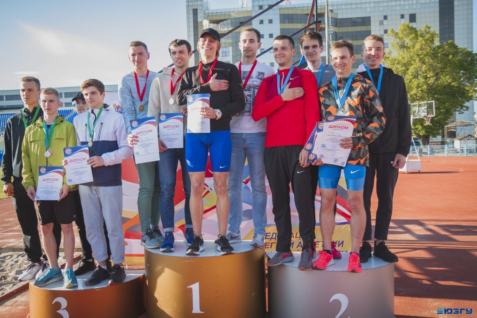 Сборная ЮЗГУ – чемпион спартакиады по легкой атлетике