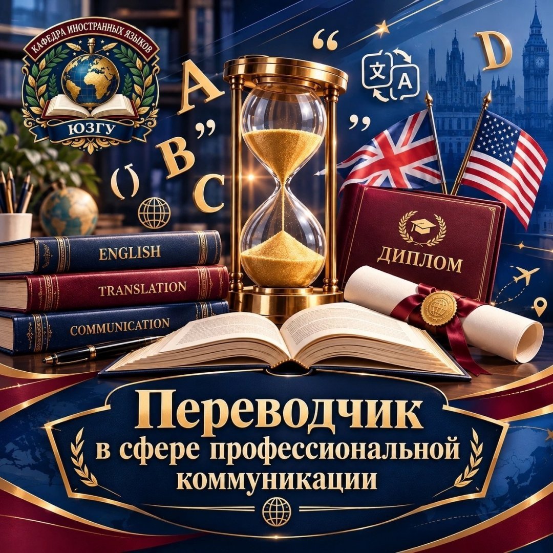  Новая квалификация для студентов ЮЗГУ: «Переводчик в сфере профессиональной коммуникации»!