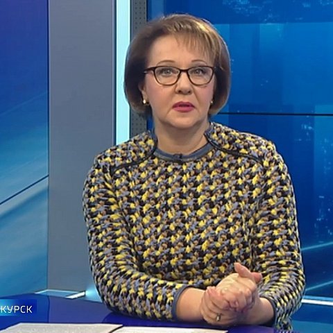  Ирина Стародубцева в студии ГТРК «Курск»