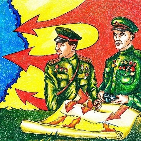 Курская битва в рисунках выпускника ЮЗГУ 