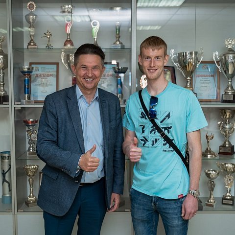 Олимпийский призер Евгений Климов посетил ЮЗГУ 