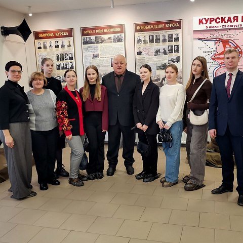 Профессор ЮЗГУ выступил на открытии тематической выставки ко Дню освобождения города Курска